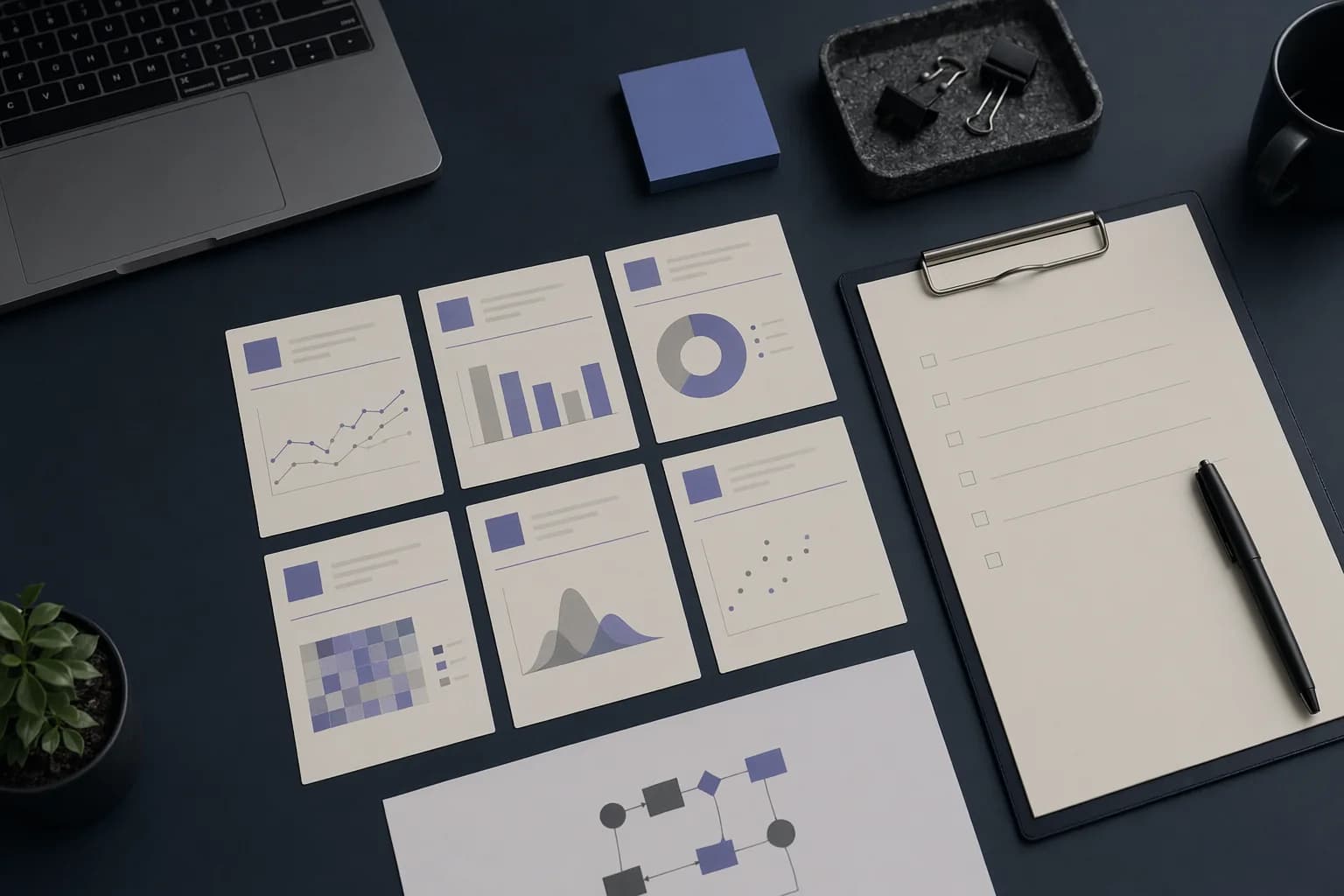 Responsible AI and automation workspace with integration planning materials