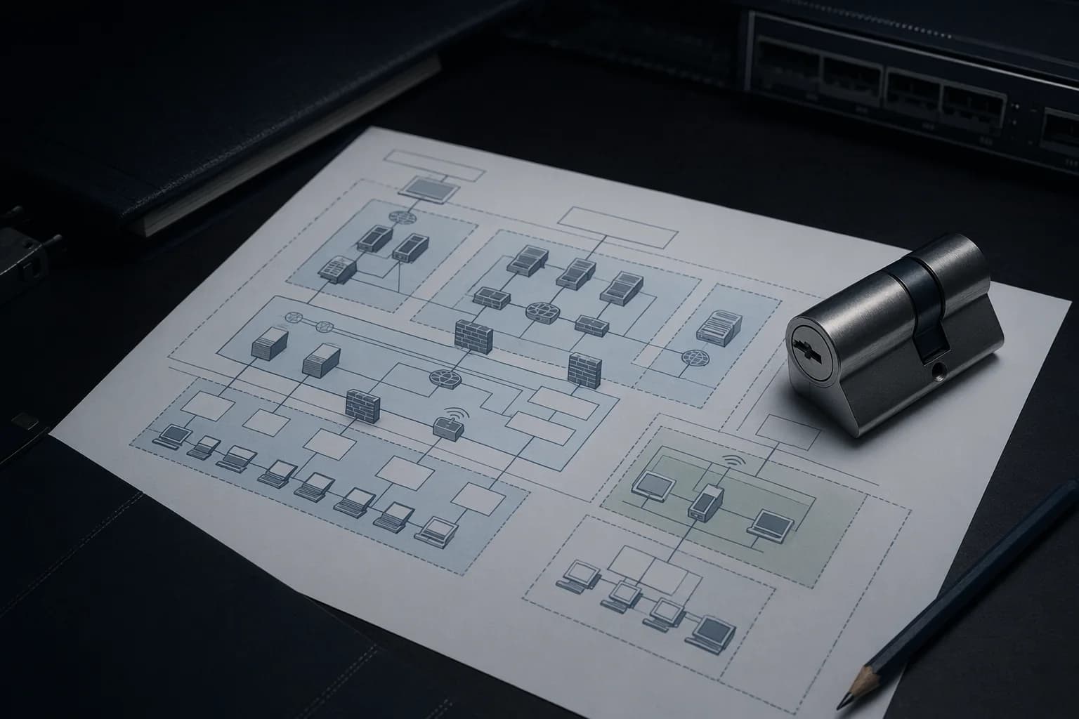 Cybersecurity resilience review with segmentation plan and access controls