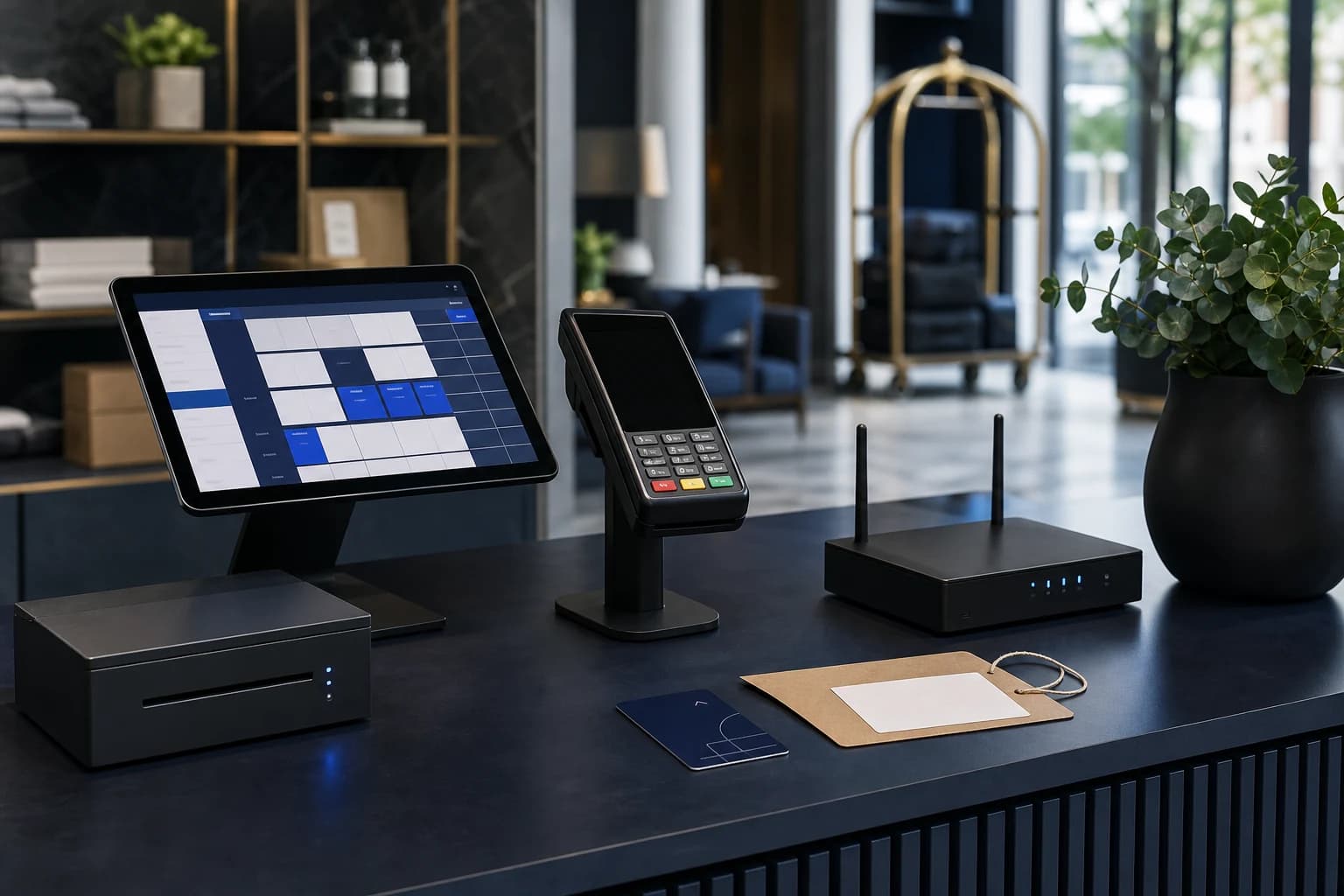 Hospitality and retail technology supporting connected customer operations